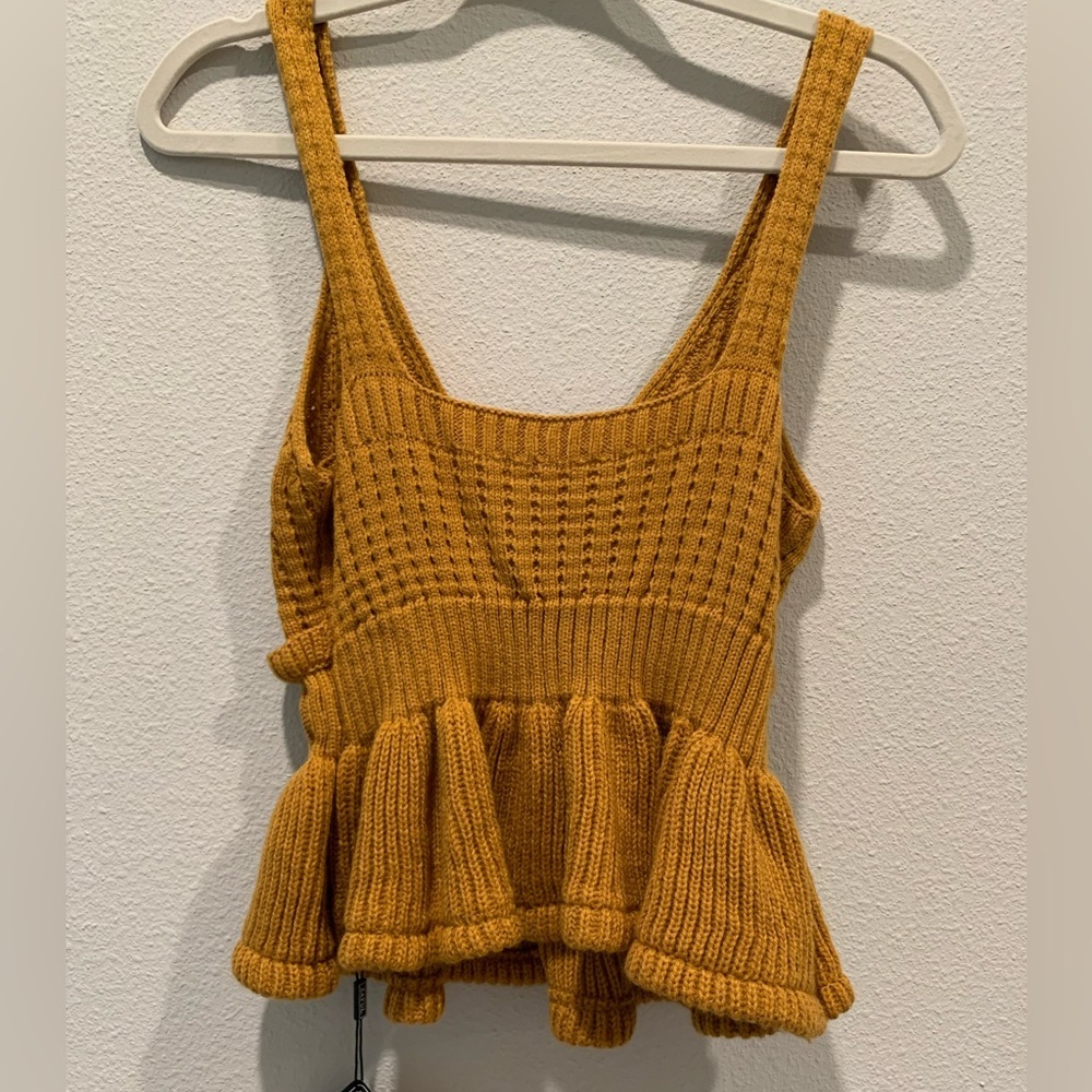 039 Zaful Peplum Knitted Tank - Picture 2 of 3